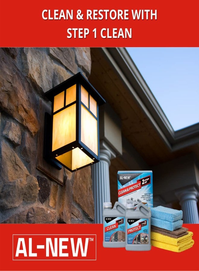 AL-NEW 2 Step Clean & Protect Kit | Clean, Restore, & Protect Your Outdoor Patio Furniture, Garage Doors, Exterior Lights, Window Frames, and More (32 Ounce Kit) - Image 4